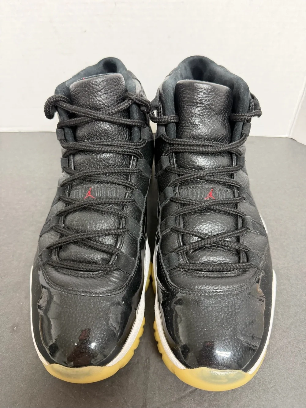 Nike Air Jordan 11 Retro 72-10 Size 11.5 Black Red Gym Red 378037-002 OG XI⁠